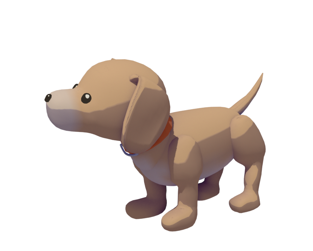 キャンプに参加するワンコ