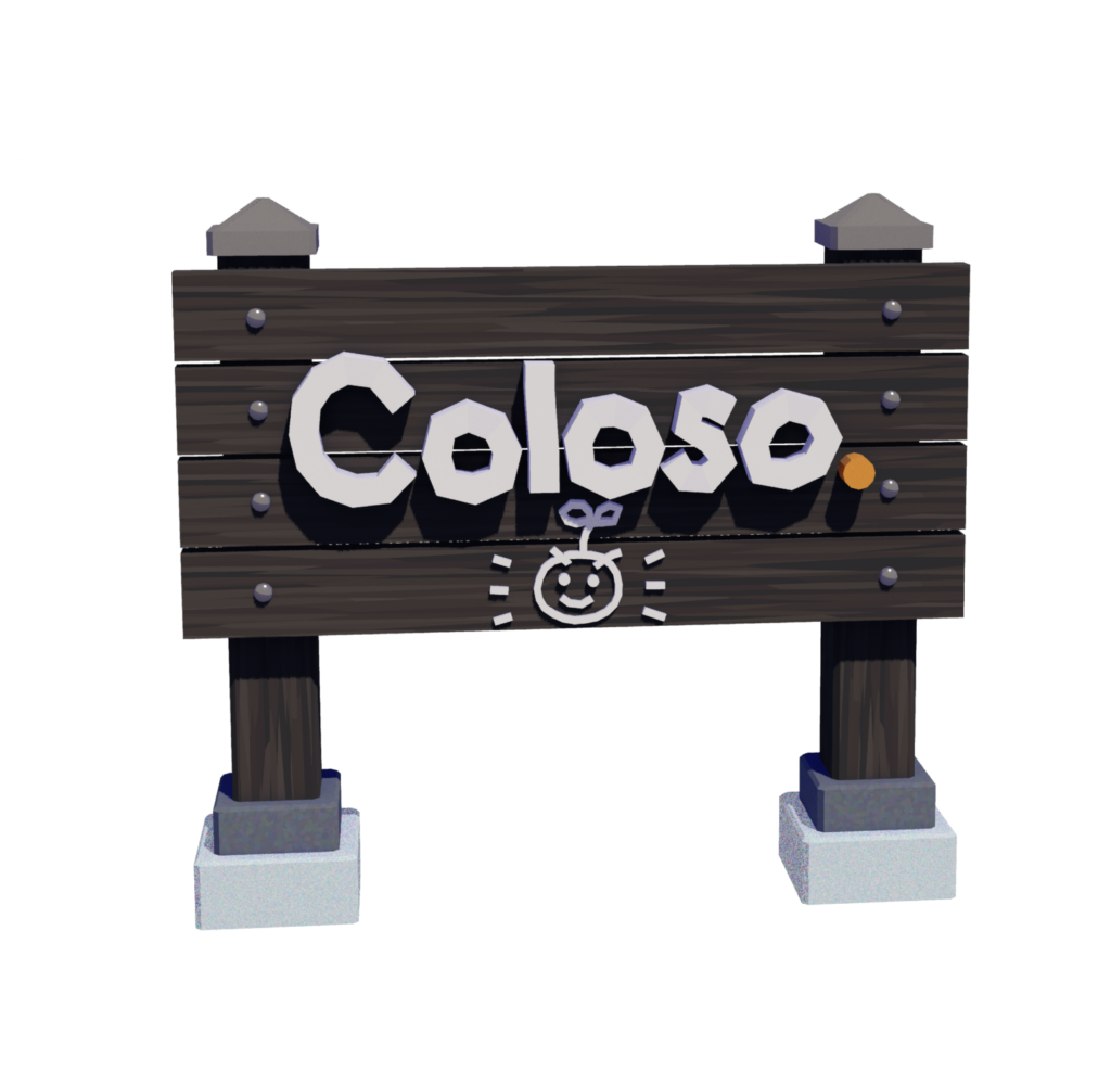 キャンプ場の看板