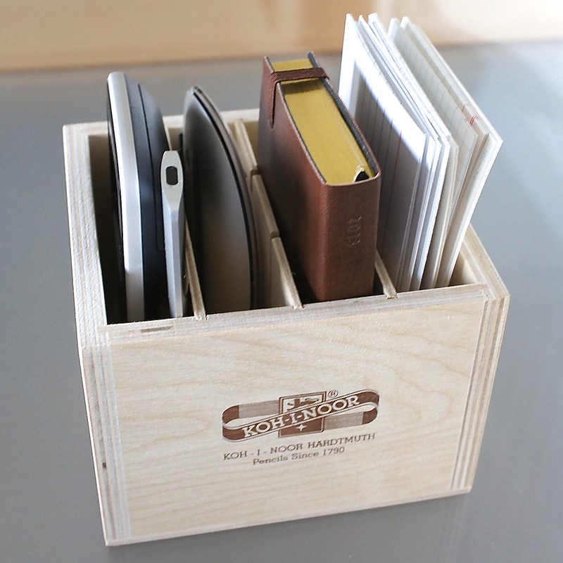 コヒノール木箱ペンスタンド